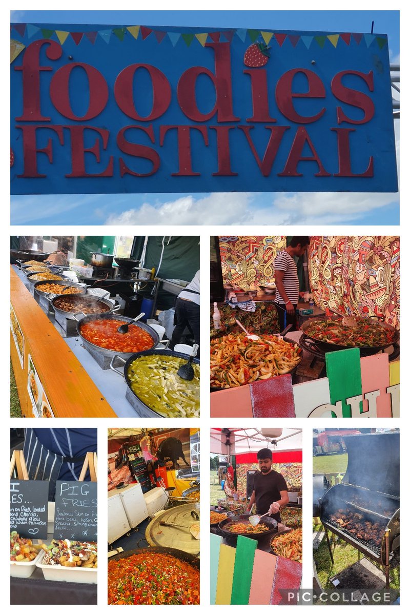 Great day out at Foodies Festival. Delicious Aromatic food aplenty!