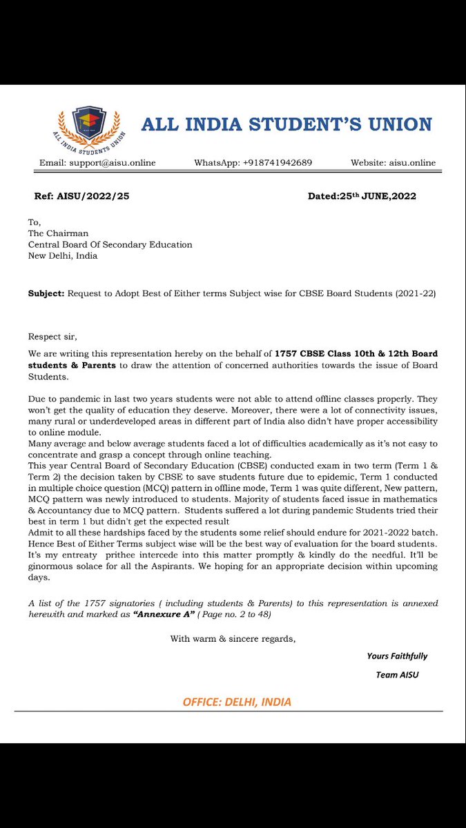 ANSHUMITA8's tweet image. #CBSEconsiderBestOfEitherTerms 
#modijihelpcbsestudents2022 
@cbseindia29 
@narendramodi 
@AllCBSENews 
@anubha1812 
@UrHimanshuBorah 
@aajtak 
@dpradhanbjp