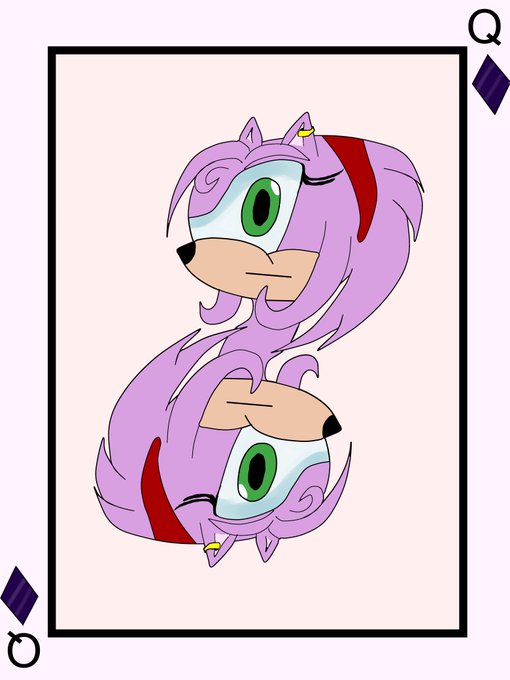 had the idea to turn people into cards.  but every deck needs a queen so heres the queen of the deck