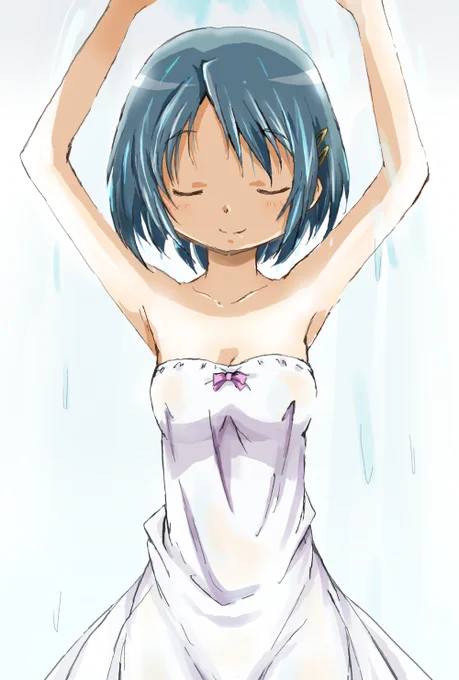 涼しそうなさやかちゃん。(過去絵) 