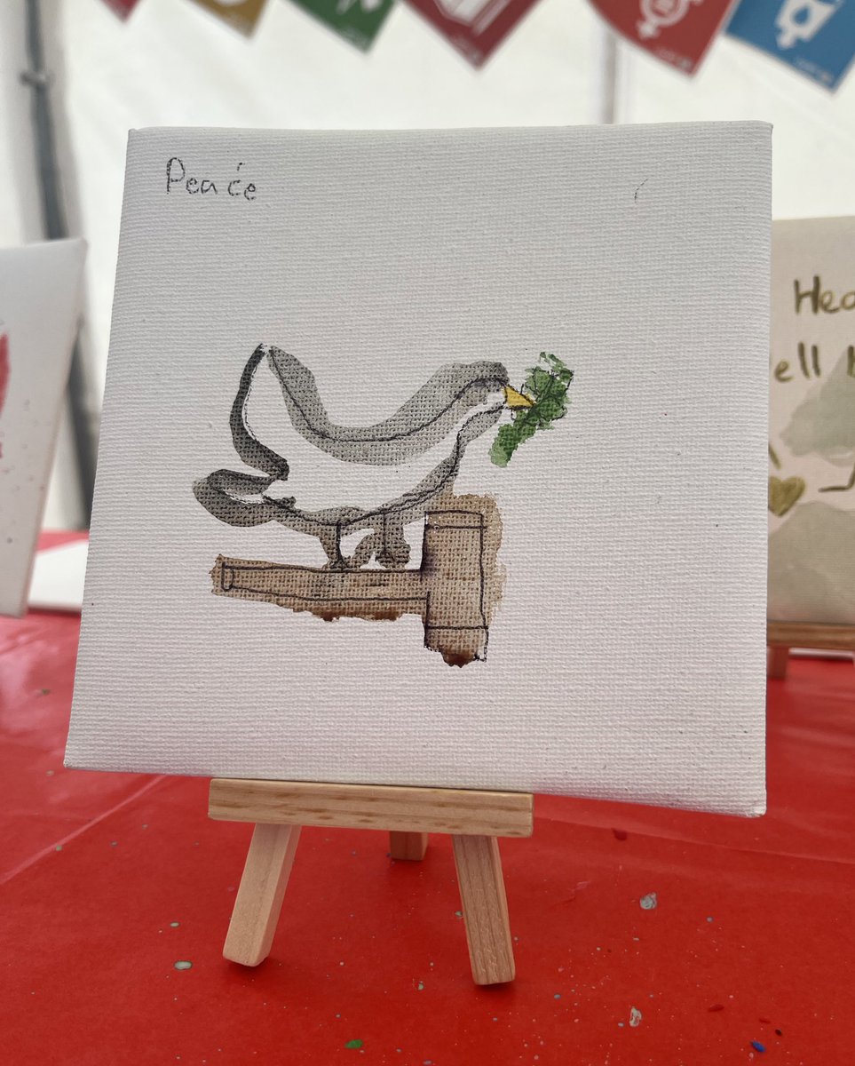 concernactive's tweet photo. Just some of the 17 works of art by 17 @cultivate_ie #ElementsOfChange festival goers this morning. #ProjectUs #GlobalGoals #SDGs https://t.co/HSJXZMrsCu