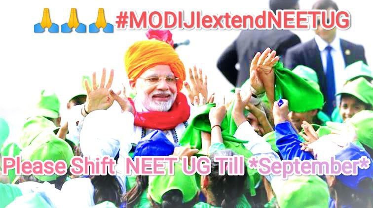 PatkarEsha's tweet photo. #MODIJIextendNEETUG
Postpone neet UG exam atleast till September

@DG_NTA @dpradhanbjp @mansukhmandviya @EduMinOfIndia
@MoHFW_INDIA @narendramodi @PMOIndia @IANSKhabar
Please postpone neet UG exam atleast till September.... extend neet UG exam atleast by 60 days till September https://t.co/a0P27VVVr3
