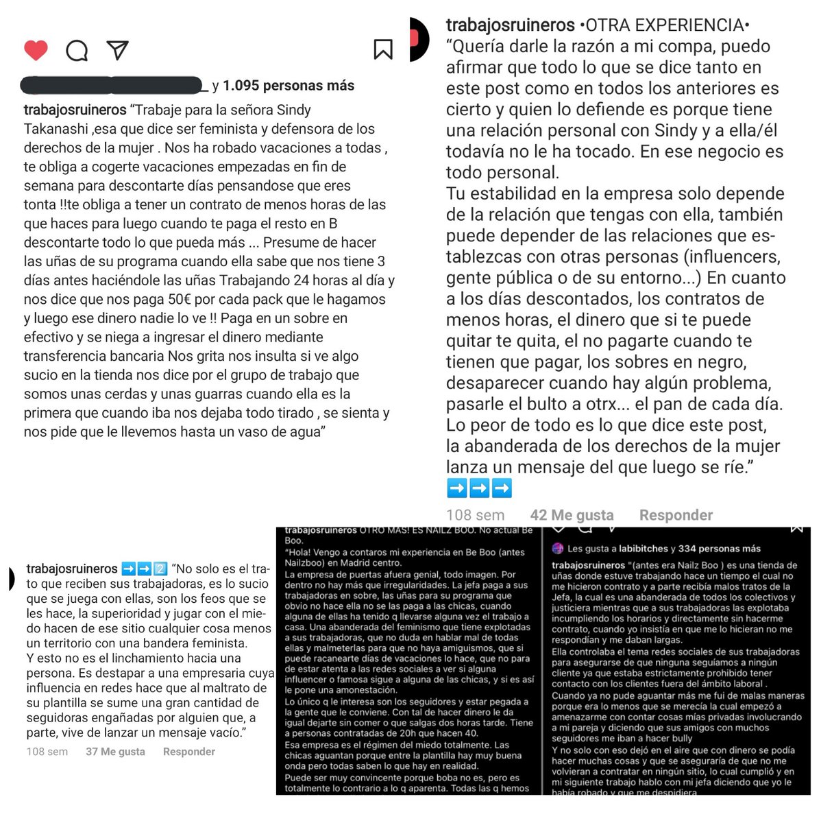 Ex-Alicia Sanz stan account tweet media