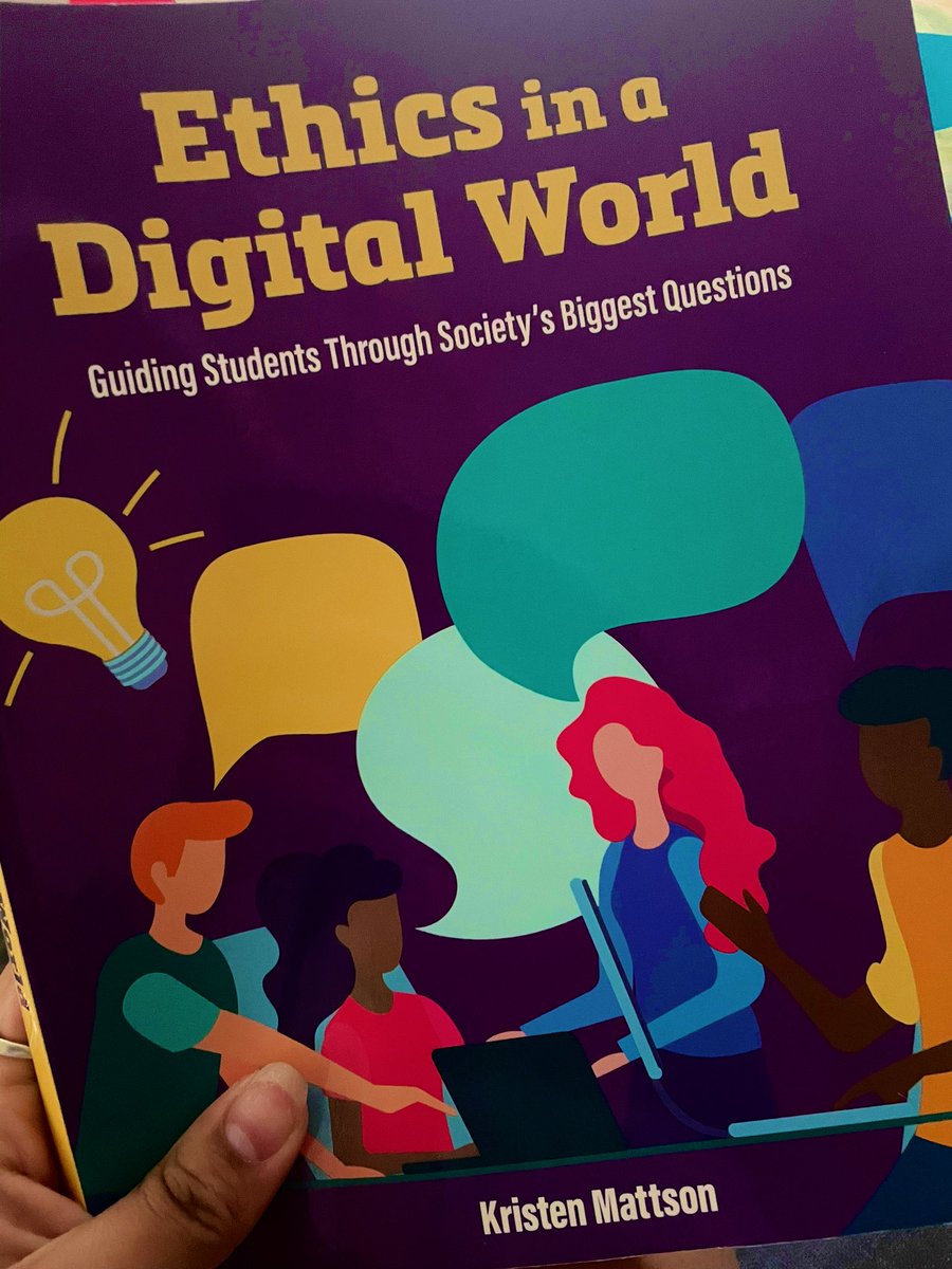 Another great read, well reread, on our way to @iste! Thank you for some great content and pages I plan to revisit! <a href="/DrKMattson/">Kristen Mattson, EdD</a> 📖🤓