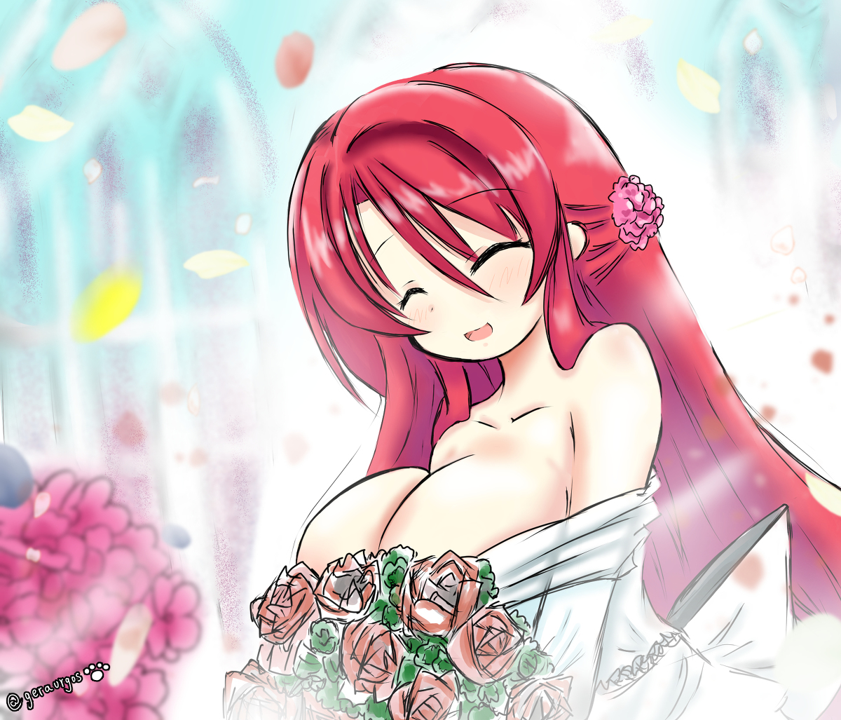 JBゼラニウム #花騎士 #フラワーナイトガール #ゼラニウム(花騎士) https://t.co/7QXOC3uUr4 
