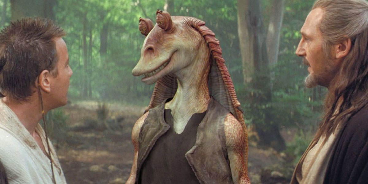 screenrant's tweet image. Taika Waititi jokes that his mysterious #StarWars movie is actually the "Jar Jar Binks story." 😂

buff.ly/3xNu33W