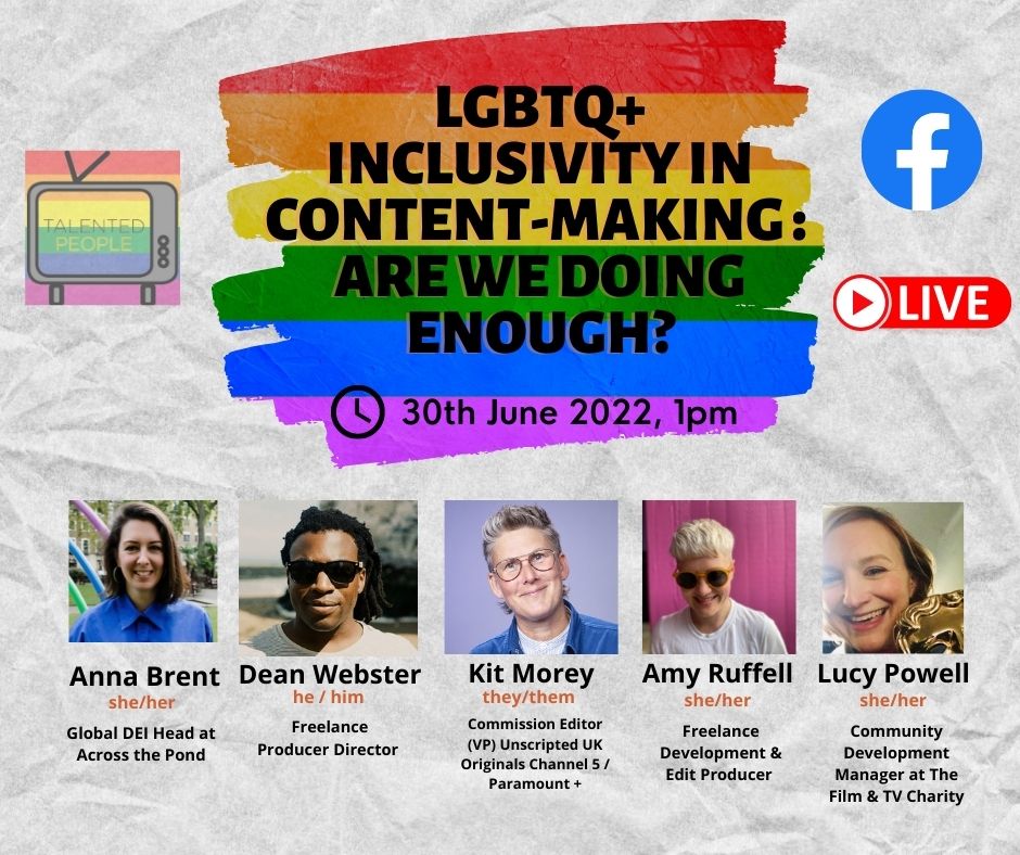 TalentdPeople's tweet image. Join us while you have your lunch this THURSDAY 30th June at 1pm Live on our Facebook page. 

Accessibility info: live session will have auto-generated captions and you can catch up on the TP website after the event. ✉️ hello@talentedpeople.tv

 #TPsession #Inclusivity
