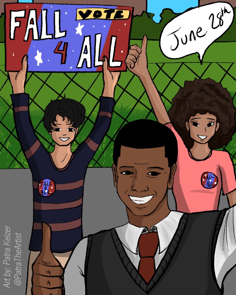 Charlesdfall's tweet photo. Today is the final day of early voting. Polls are open from 9am to 5pm! Charles Fall for State Assembly & Iola Washington for State Committee. #FallforAll #Vote https://t.co/UUEBaInHL7