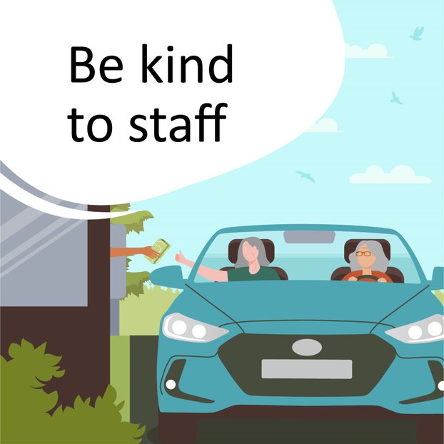 Remember to treat others the way you would like to be treated – including park staff!👍 

Our staff are here to help. Please offer them the same level of kindness and respect you would expect from others. #ForTheLoveOfParks