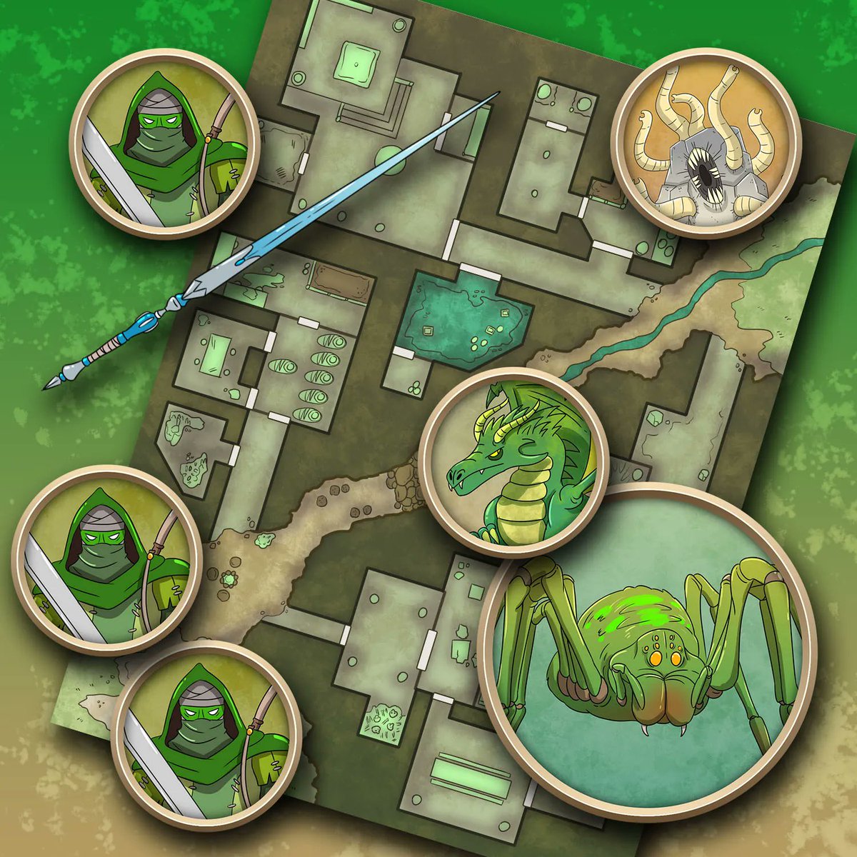 ColtonBalske's tweet photo. Get all these virtual items for your next roll20 5e campaign! Buy The Lair of Kessig now! https://t.co/1CIqeAp7ZO
#dnd #ttrpg #5e #roll20 https://t.co/R9yWOECzoe