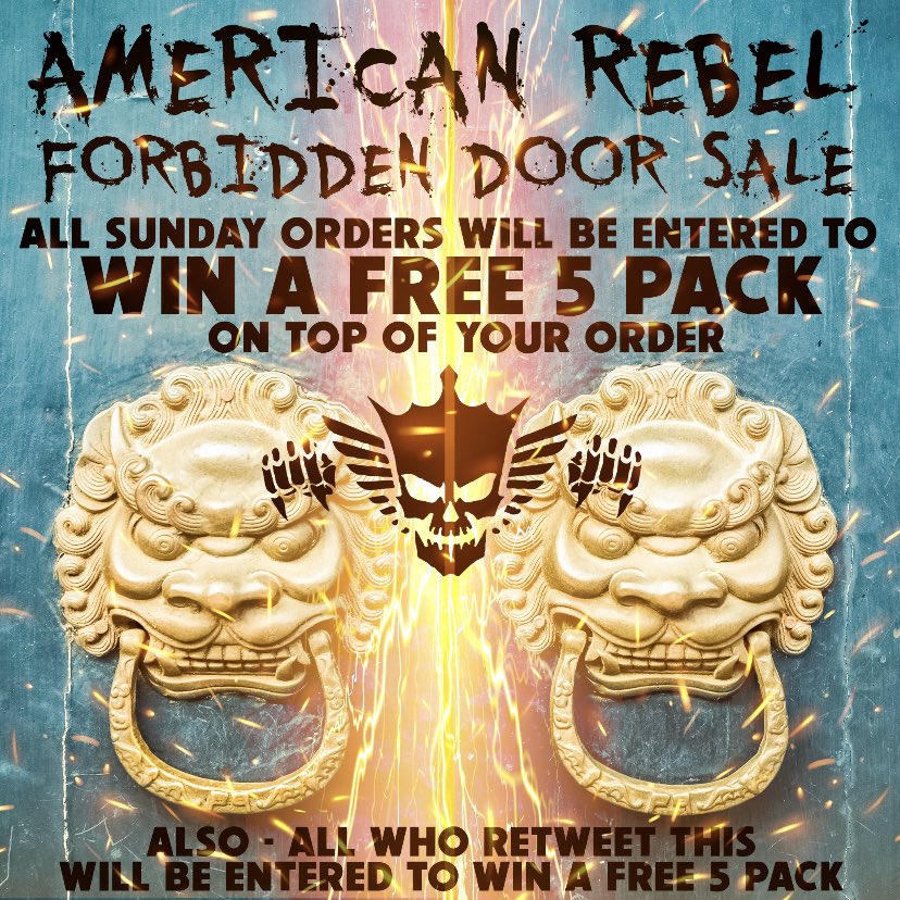 CigarsRebel's tweet photo. Time to crack open the old #ForbiddenDoor Sale Safe!Every Order placed today will be entered into a drawing for a FREE 5 Pack!Also anyone who #RETWEET ‘s this will be entered into a drawing for a #FREE 5 pack!Two ways to win some great cigars! #cigars #aew #njpw @FrankieKazarian https://t.co/6FSNJVAn2H