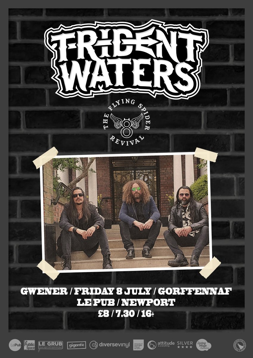 Less than two weeks to go before Blues Rock Heavyweights @trident_waters hit Le Pub plus support from @FlyingSpiderRev! If you're a fan of Michael Schenker, Hawkwind, Shark Island or Procol Harum then this is not to be missed. Grab your tickets now! 🎟 👉 bit.ly/TRIDENTWATERS-…