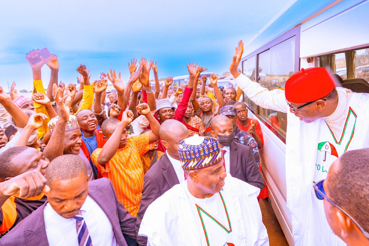 IAOkowa's tweet photo. Today in Sokoto State, I had one key message: 

“The @OfficialPDPNig under the leadership of our Presidential Flagbearer, Alhaji @Atiku Abubakar, is coming back to rescue and unite Nigeria!”

#JoinUs https://t.co/UGqPeJNMBO