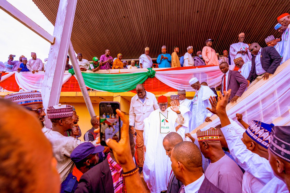 IAOkowa's tweet photo. Today in Sokoto State, I had one key message: 

“The @OfficialPDPNig under the leadership of our Presidential Flagbearer, Alhaji @Atiku Abubakar, is coming back to rescue and unite Nigeria!”

#JoinUs https://t.co/UGqPeJNMBO