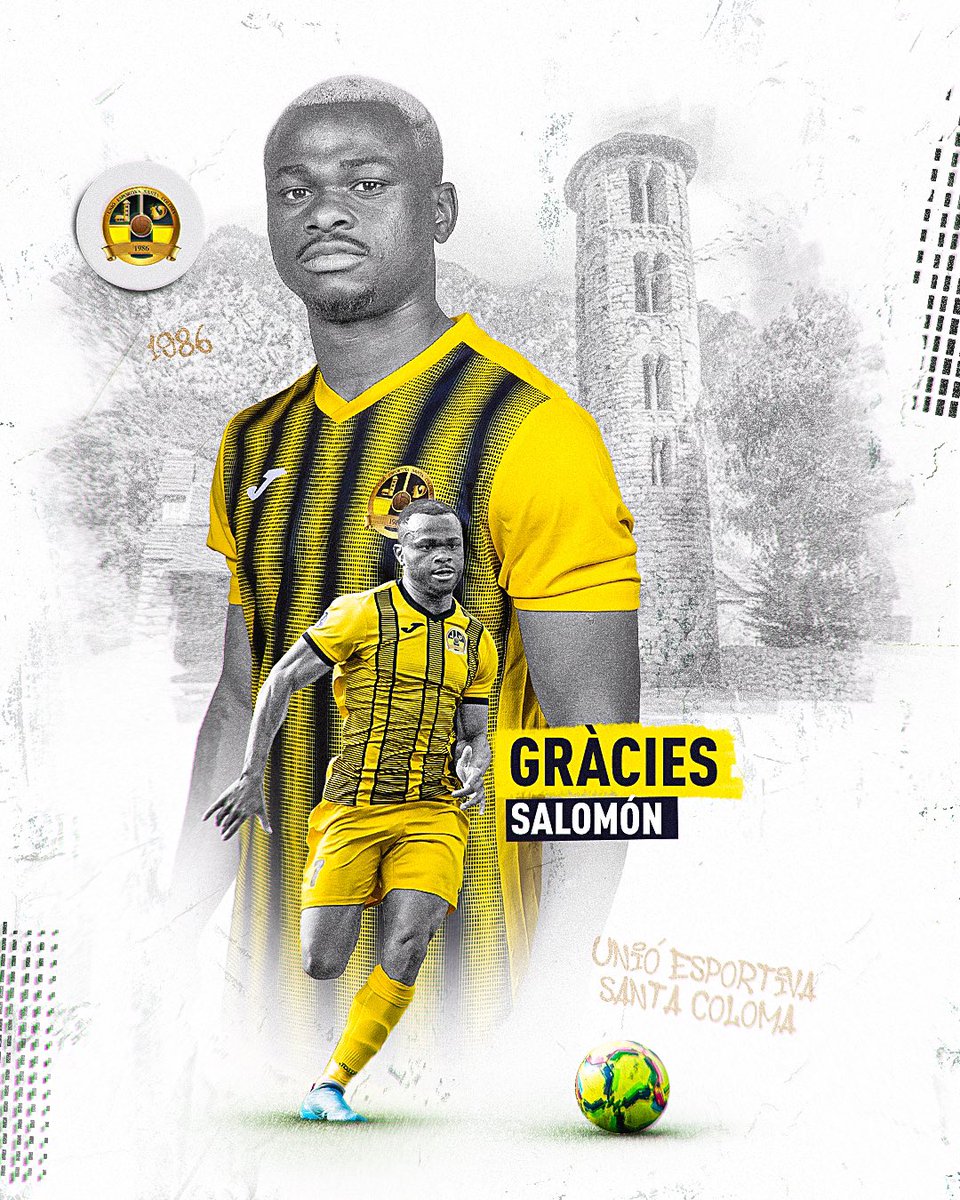 UEStaColoma's tweet photo. Gràcies i molta sort Salomón 👏🏼👏🏼

.

#ForçaUE 🖤💛🐿 https://t.co/ODaiSonXYu