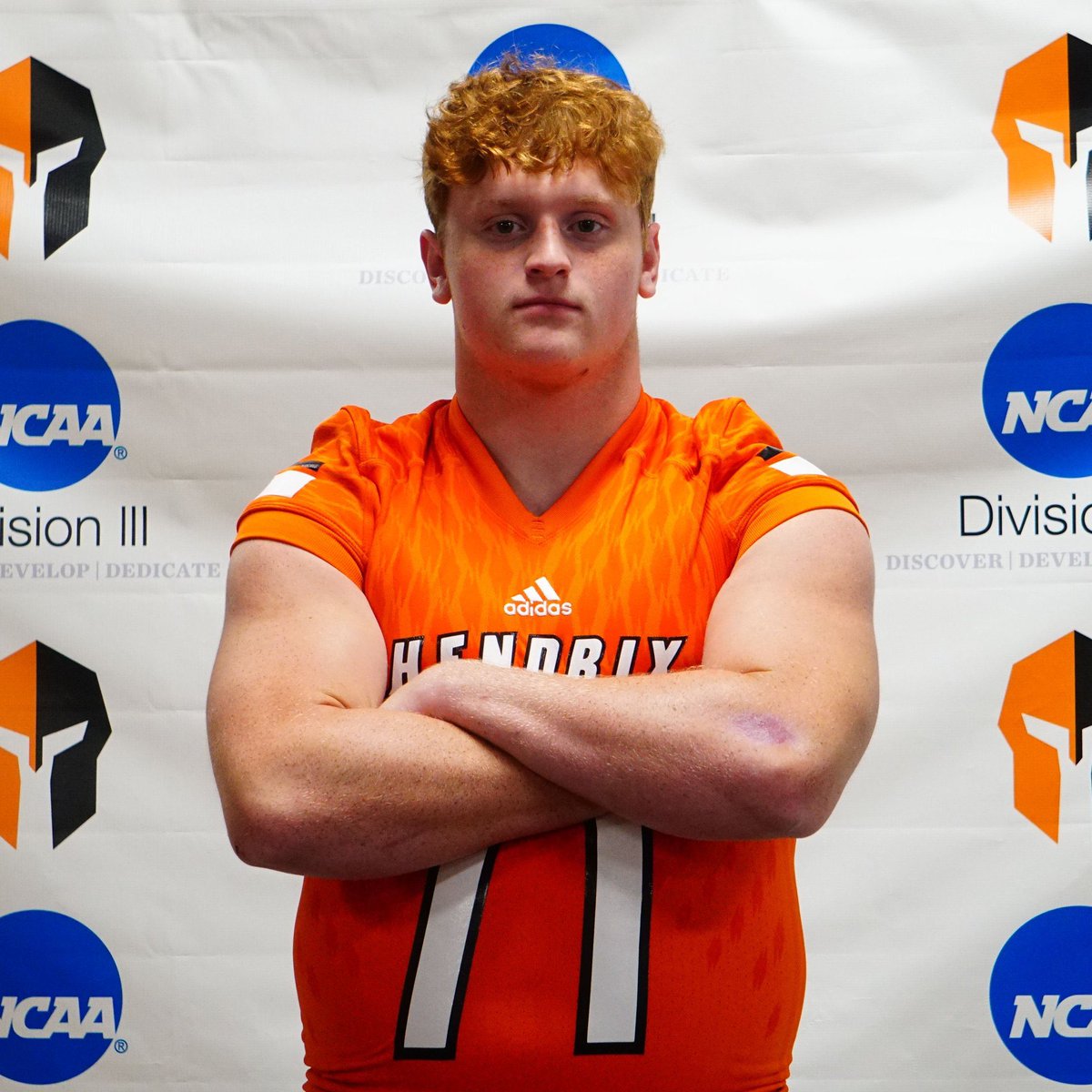 TriplettDawson's tweet photo. After a great visit with the coaches and players at Hendrix. I’m glad to announce my first offer from @HendrixFootball @CoachTeddie https://t.co/hhlzvdIPze