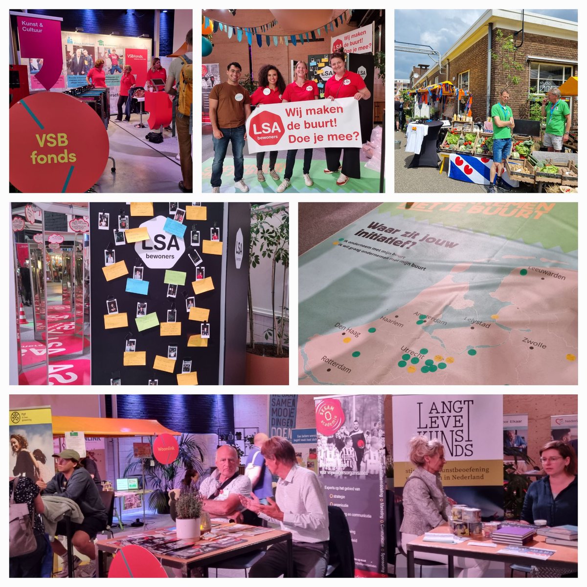 Zaterdag op het <a href="/Wedoenhetsamen_/">We doen het samen</a> festival! Dé plek voor ontmoeting, kennis en kansen samen met #bewonersinitiatieven uit het hele land. Het was weer zeer inspirerend! ✨️ Leuk om samen met <a href="/LSAbewoners/">LSA bewoners</a> mensen enthousiast te maken voor het ondernemen <a href="/metjebuurt/">Ondernemen met je Buurt</a> #wedoenhetsamen!