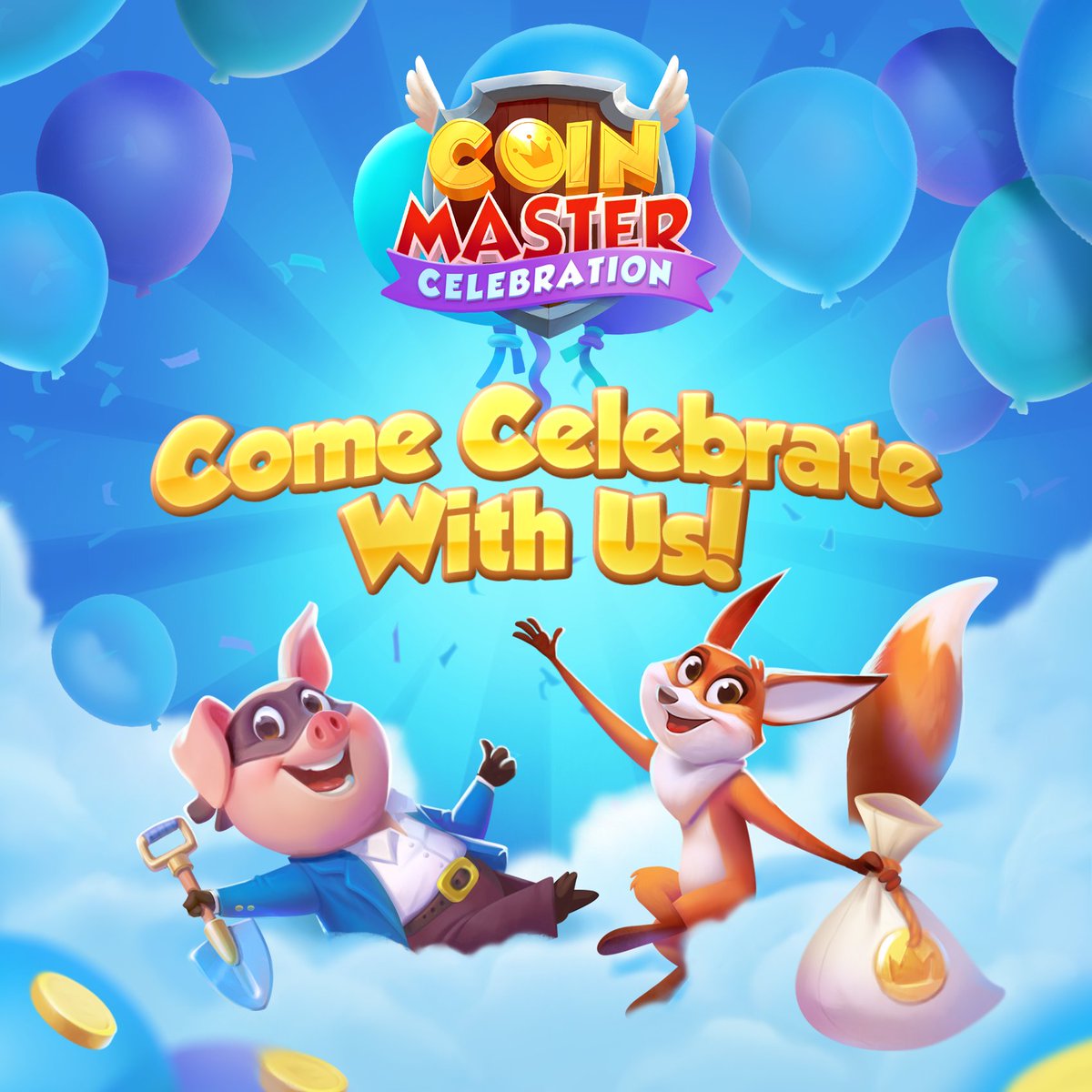 CoinMasterGame's tweet photo. We're celebrating something ICONIC tomorrow on our Main Fan Page https://t.co/Ve2BFZHy2x and Piggy has everything planned! 
#𝗥𝗘𝗧𝗪𝗘𝗘𝗧 𝘁𝗵𝗶𝘀 𝗶𝗳 𝘆𝗼𝘂’𝗹𝗹 𝗯𝗲 𝗰𝗲𝗹𝗲𝗯𝗿𝗮𝘁𝗶𝗻𝗴 𝘄𝗶𝘁𝗵 𝘂𝘀!!
𝗬𝗼𝘂 𝗰𝗼𝘂𝗹𝗱 𝘄𝗶𝗻 𝟭,𝟬𝟬𝟬 𝗦𝗣𝗜𝗡𝗦! 😉 https://t.co/UONgFMm1U7