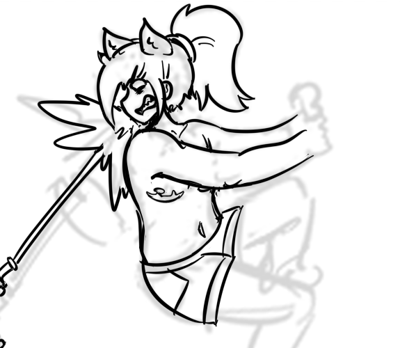 slothcraftin's tweet photo. new favorite gag: adrians top surgery scars having wolf ears https://t.co/i3o7zHbIbj