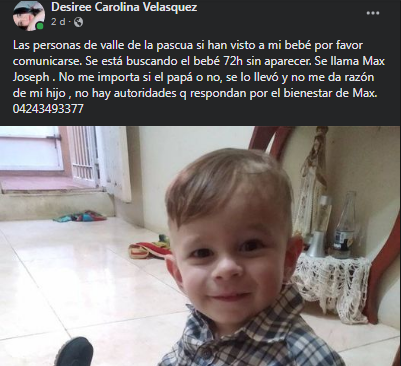dimorojo88's tweet photo. @TarekWiliamSaab niños valle pascuense fue secuestrado por su padre llevandoselo sin una orden hacia colombia solo tenia orden de lopna de verlo por un dia mas no llevarlo fuera del pais https://t.co/JPYciK9DF0