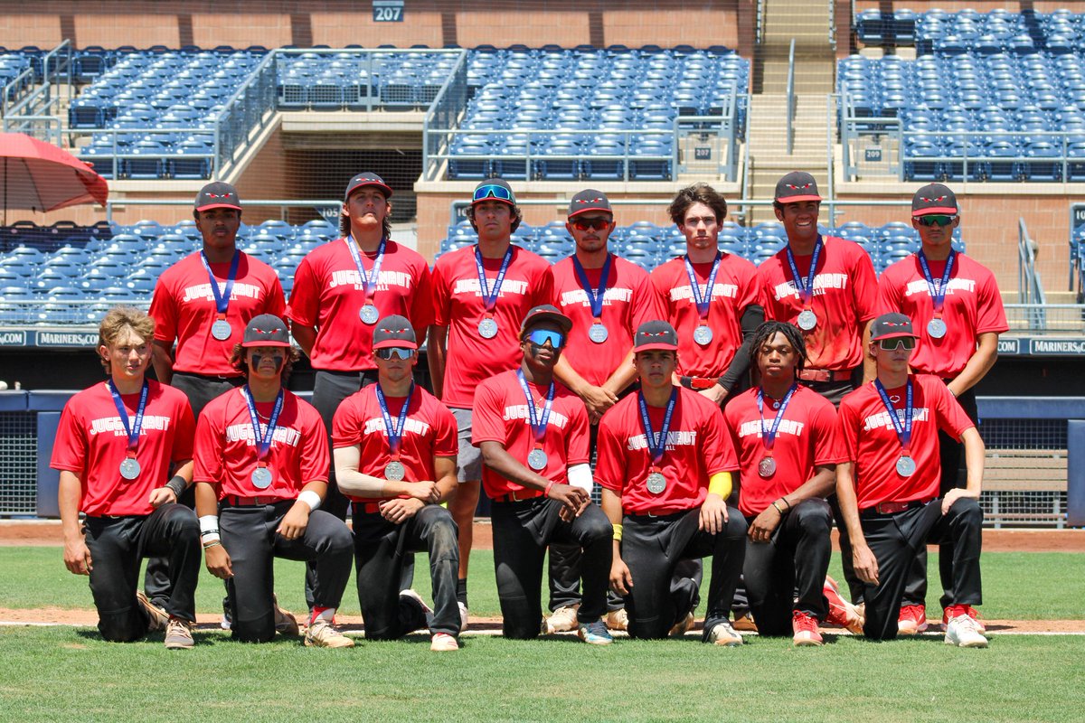 USABaseball's tweet photo. For the first time, @JUGGERNAUTBBALL medals at @USABChamps_AZ! The squad took 🥈 this year https://t.co/AfrT7wai2d