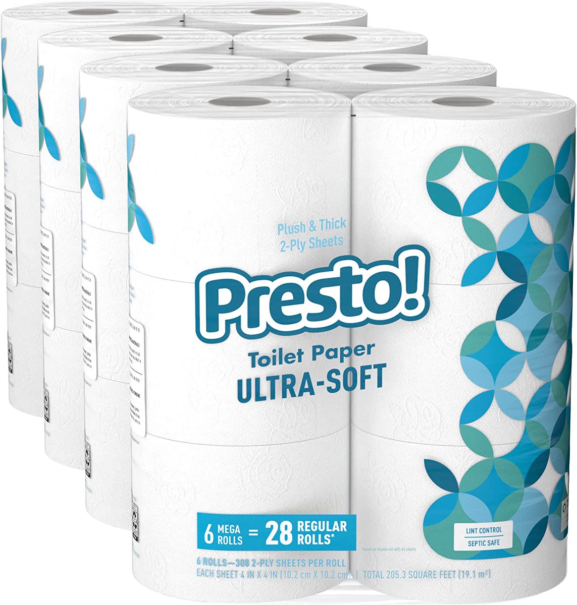 romi_roxx's tweet photo. Presto! 308-Sheet Mega Roll Toilet Paper, Ultra-Soft, 6 Count (Pack of 4), 24 Mega Rolls = 112 regular rolls
https://t.co/jgRPHDoez5
#toilet_paper_stand
#toilet_paper_roll_holders
#toilet_paper_organize
#household
#house_decor
#housing
#household_products
#household_supplies https://t.co/vacMytqUwR