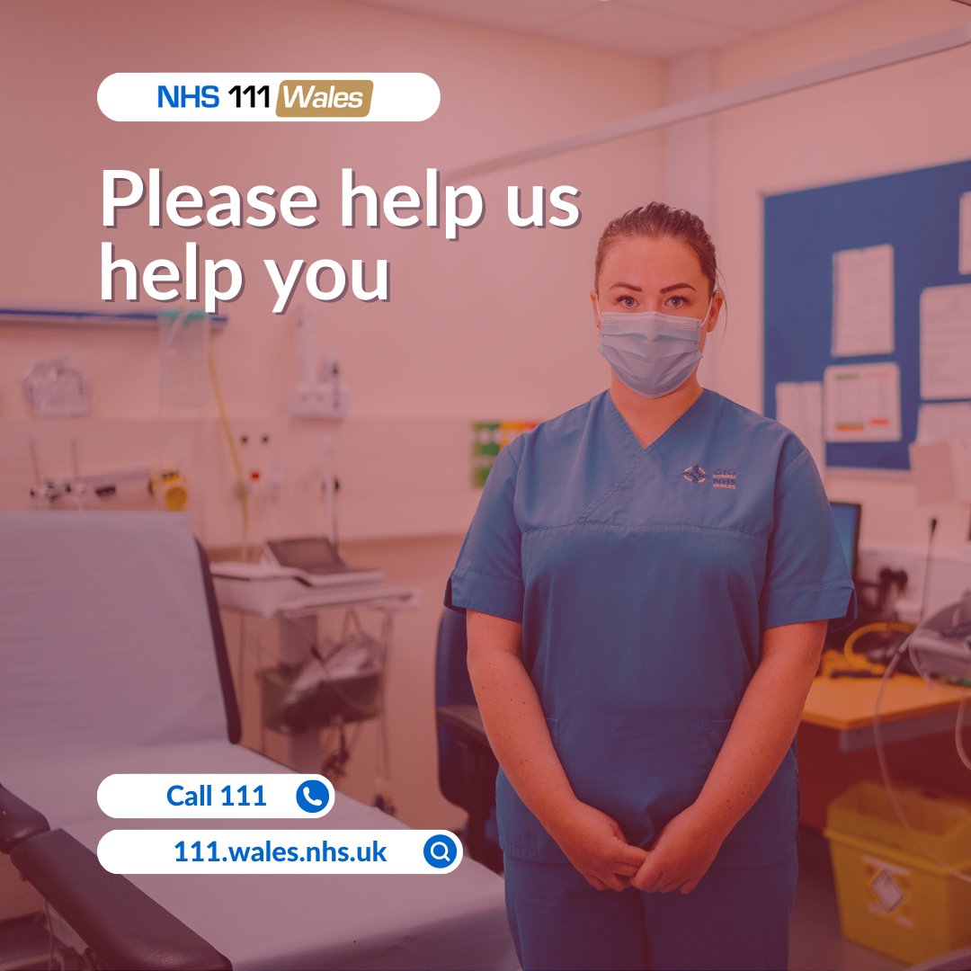 ‼️ Please Share ‼️

Our Emergency Unit remains extremely busy. We are asking that you please only attend if it is an emergency. 

If you need advice, information or are unsure of your symptoms, visit the <a href="/NHS111Wales/">NHS 111 Wales</a> website: 111.wales.nhs.uk  

#HelpUsHelpYou