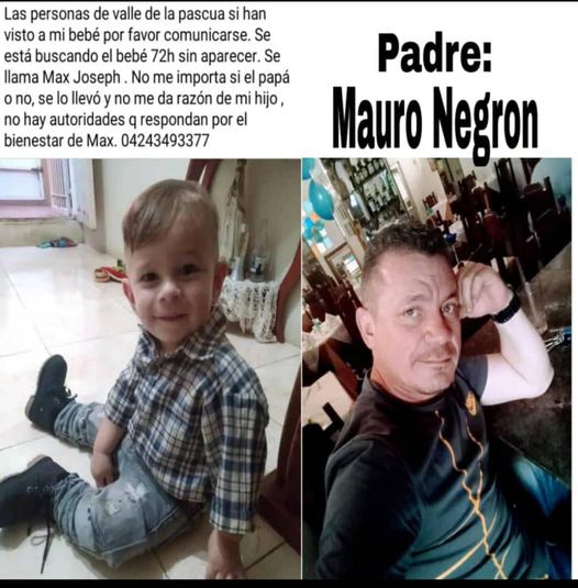 dimorojo88's tweet photo. @TarekWiliamSaab niños valle pascuense fue secuestrado por su padre llevandoselo sin una orden hacia colombia solo tenia orden de lopna de verlo por un dia mas no llevarlo fuera del pais https://t.co/JPYciK9DF0
