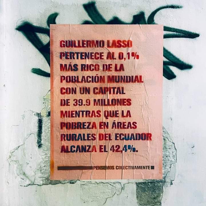 sofialanchimb's tweet photo. 🇪🇨#Ecuador La pobreza, el hambre, el desempleo. Las cifras en las calles. 
#ParoNacional2022 #ElParoNoPara https://t.co/Ng6VDnQdx1