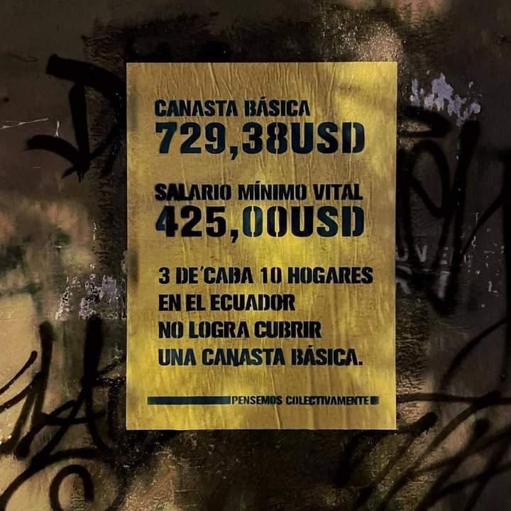 sofialanchimb's tweet photo. 🇪🇨#Ecuador La pobreza, el hambre, el desempleo. Las cifras en las calles. 
#ParoNacional2022 #ElParoNoPara https://t.co/Ng6VDnQdx1