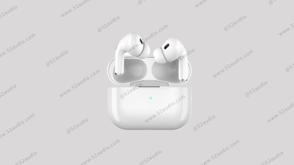 appltrack's tweet photo. AirPods Pro 2 leak in full: heartbeat sensor, new case and USB-C https://t.co/1wE65dgXCN by @samkohl https://t.co/UL4s852sZK