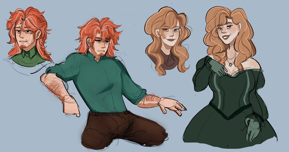 laceysundae's tweet photo. In light of the new fe game releasing a margrave design here’s a design I made for him and his wife before it came out <3 might redraw these again in the future https://t.co/eiTNt7DnH4