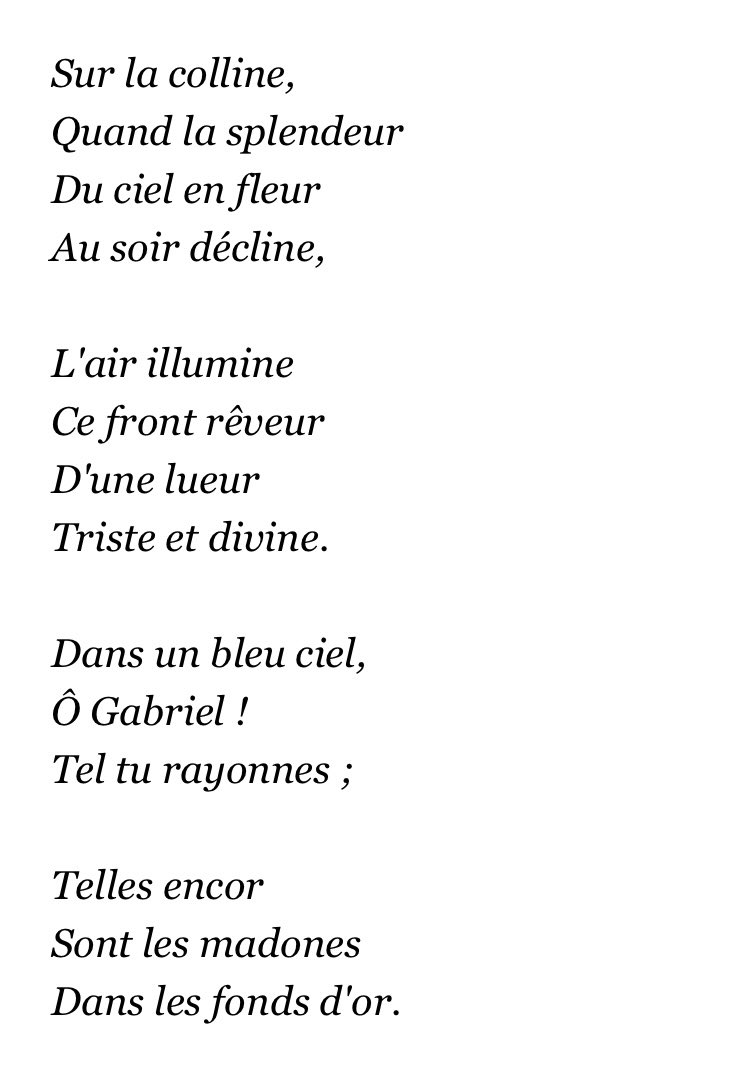 robert_stagg's tweet photo. 🇫🇷 I’m a day behind in tweeting some unusual / less well-known sonnets, so here’s another: Theodore de Banville’s dimeter sonnet ‘Sur une dame blonde’ (1846). #PrettyRooms [337] 🇫🇷 https://t.co/zc6cULOMyY
