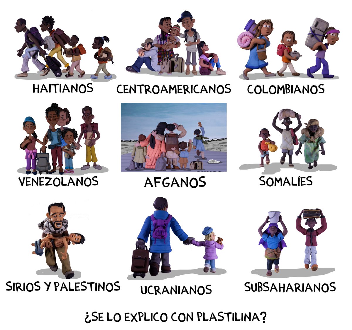 No es lo mismo huir de una guerra que de otra, no es lo mismo ser de un color que de otro, no es lo mismo salir de una dictadura que de otra, no es lo mismo...