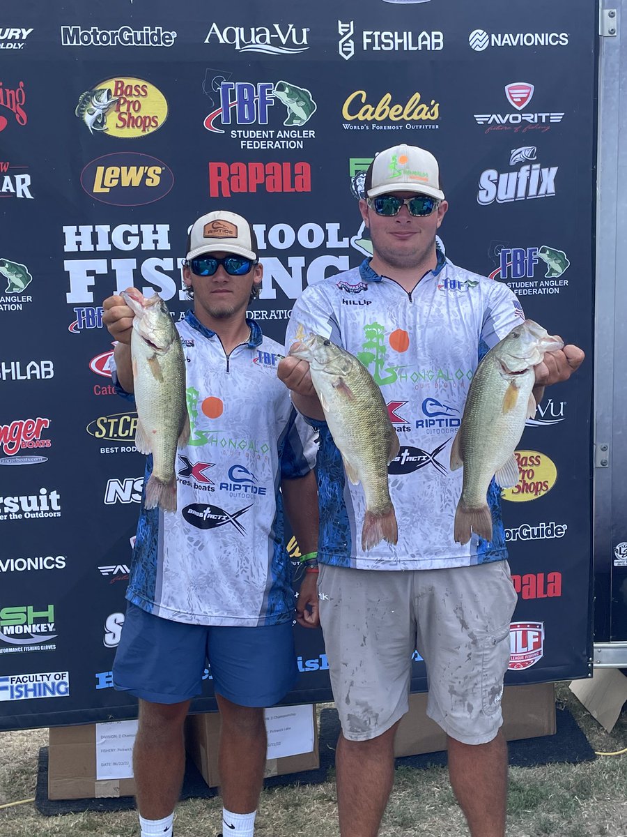 Had a great week on Pickwick Lake fishing the TBF High School National Championship. We finished 36th out of 236 teams. Thanks to our sponsors Shongaloo Outdoors and Riptide Outdoors for all of your support.