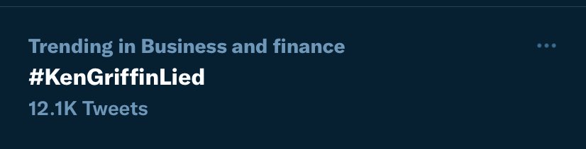 iAnonPatriot's tweet image. #KenGriffinLied