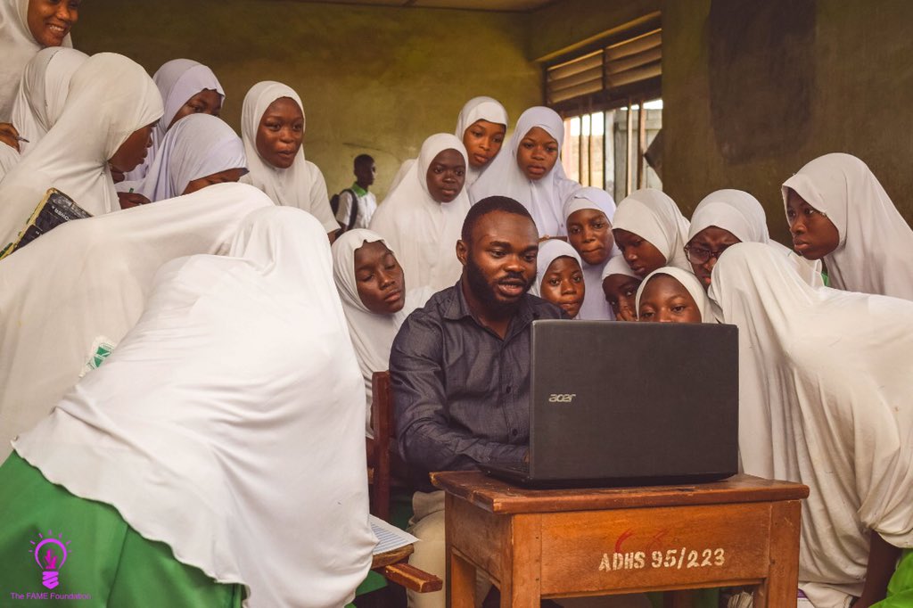 mctorban's tweet photo. I graduated from a public school in Ibadan.

Ansarudeen High School, Oke-Ado is one of those public schools that Nigeria is happening to. 

We never had access to ICT or anything related to Tech. 

1/3

#Famefoundation 
#Fameilymeeting
#Famefoundation https://t.co/Hh3dfWMNlw