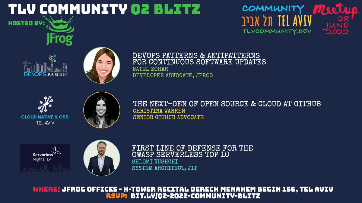 TLVCommunity | Next Up luma.com/AWS-DevOps-2026 tweet media