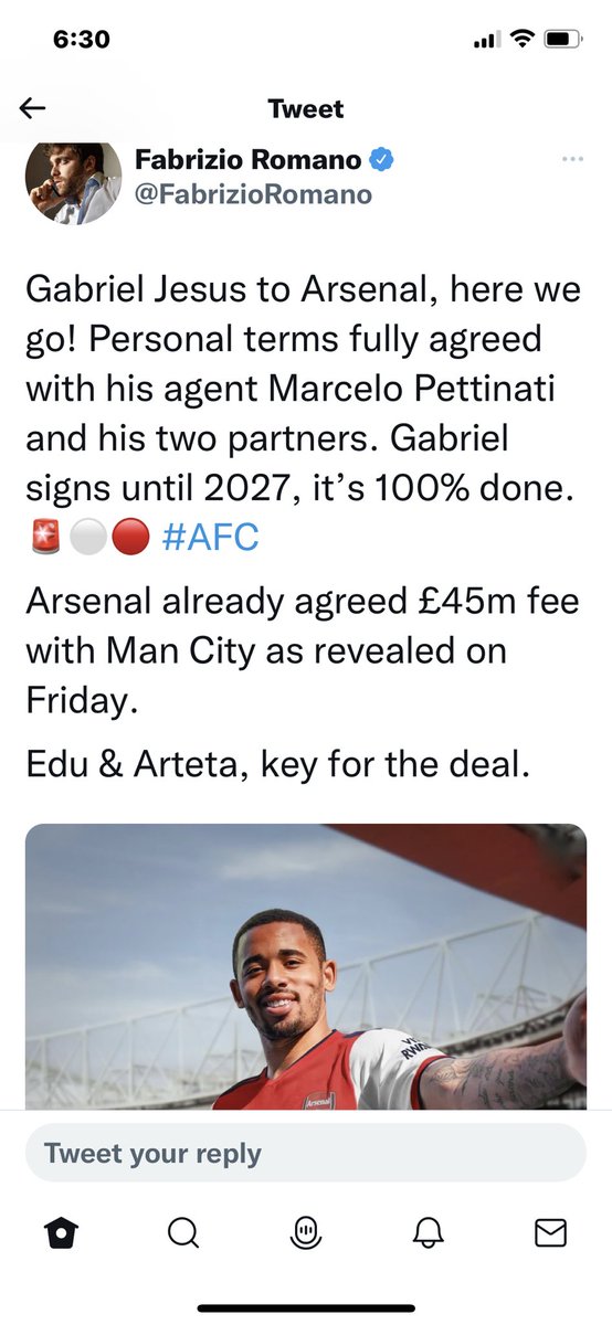 Great signing <a href="/Arsenal/">Arsenal</a> 👏