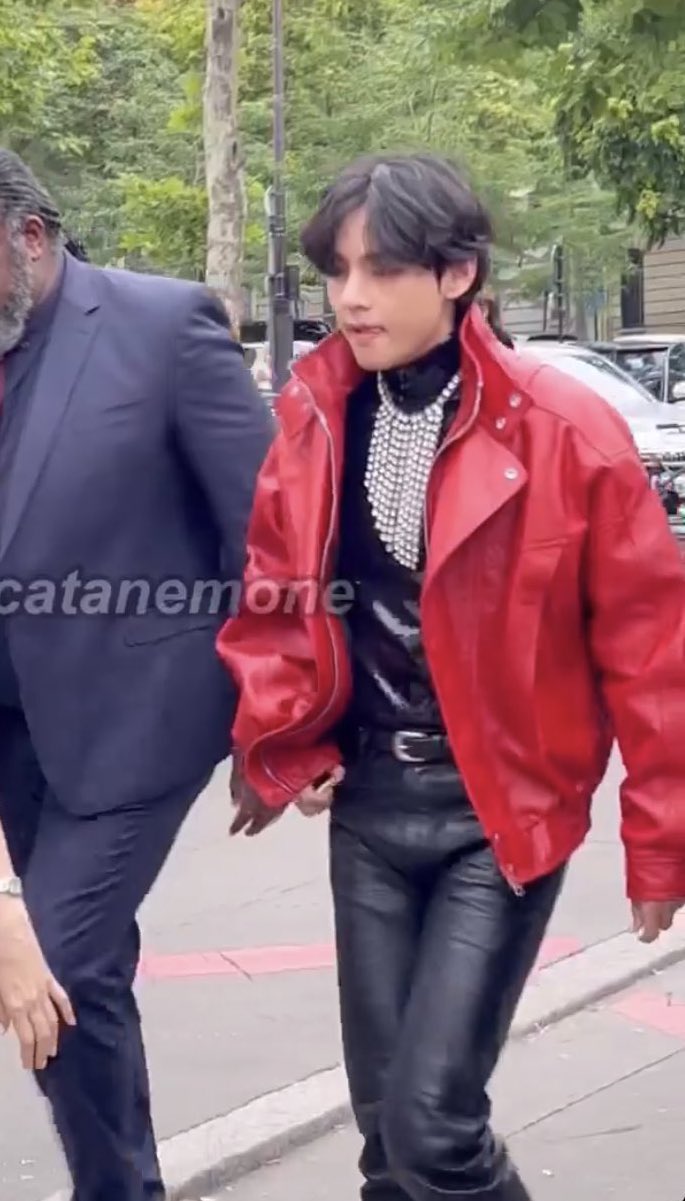 Clout News on X: Kim Taehyung aka V of BTS at CELINE's “S/S 2023