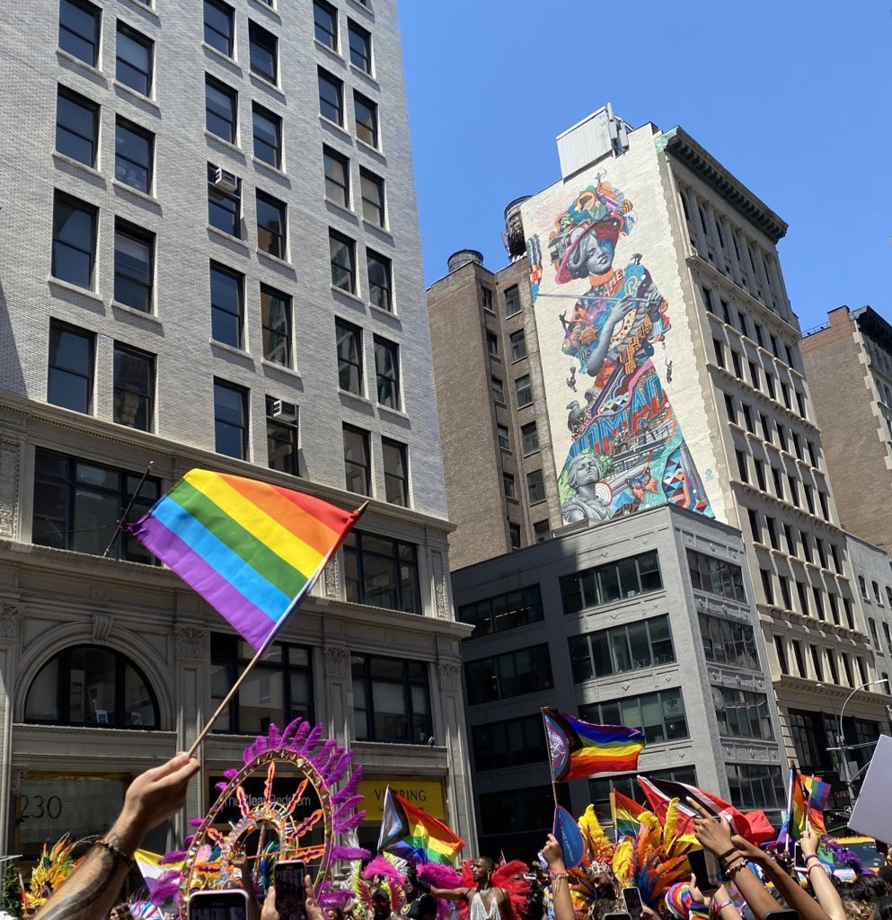 GM! NYC 🏳️‍🌈

#PrideMonth #prideparade2022