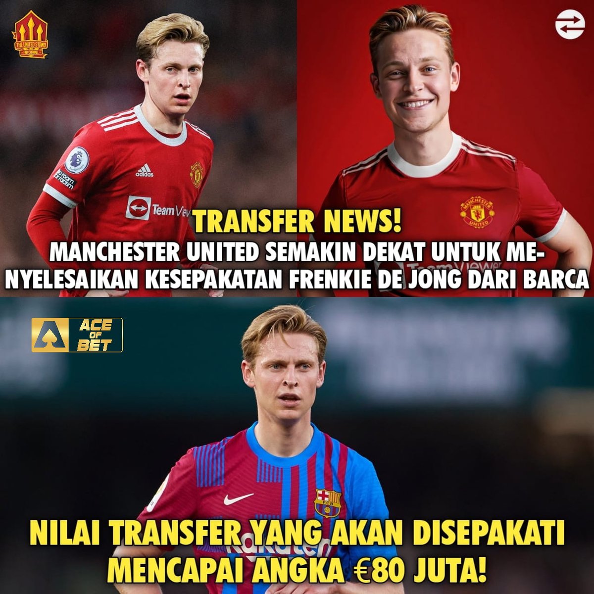 Coming soon: Frenkie de Jong bakal gabung ke Manchester United. Keputusan yang tepat? 🤔