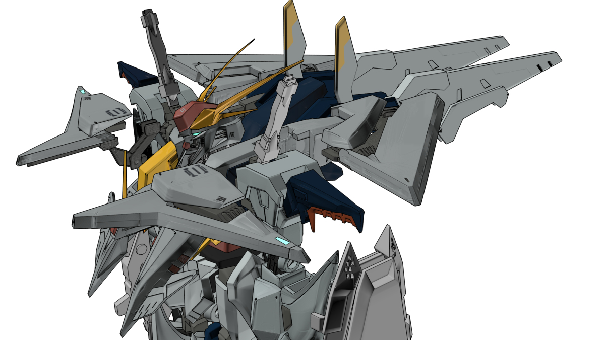 GDX2080ti's tweet photo. RX-105 ΞガンダムGToonVer. Test Rend #ガンダム #3DCG #GUNDAM #RX-105 #Ξ #Ξガンダム #閃光のハサウェイ https://t.co/vxzYYZALGm https://t.co/eeLS4lkGod