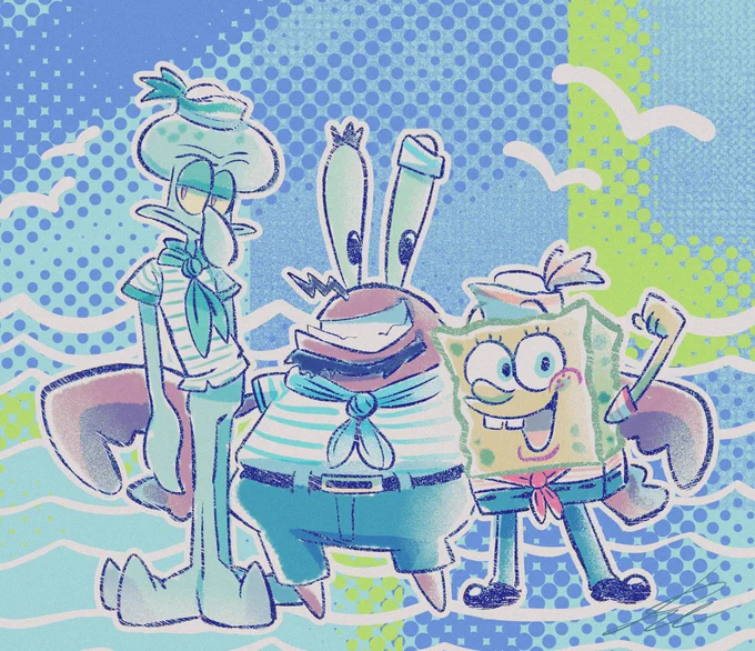 Ahoy Sailors!🛟⚓️🦆☀️
#SpongeBobSquarepants 