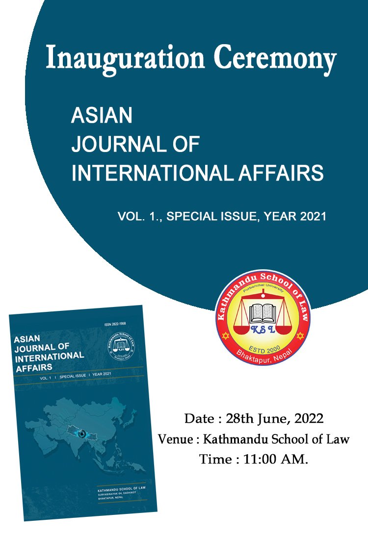 ajia_journal's tweet photo. We are pleased to announce the inauguration of Asian Journal of International Affairs (AJIA) with the launch of its first issue and cordially invite you to the inauguration program. 
For more information: https://t.co/T1SQtTg4ZO https://t.co/40tLb8RvNL
