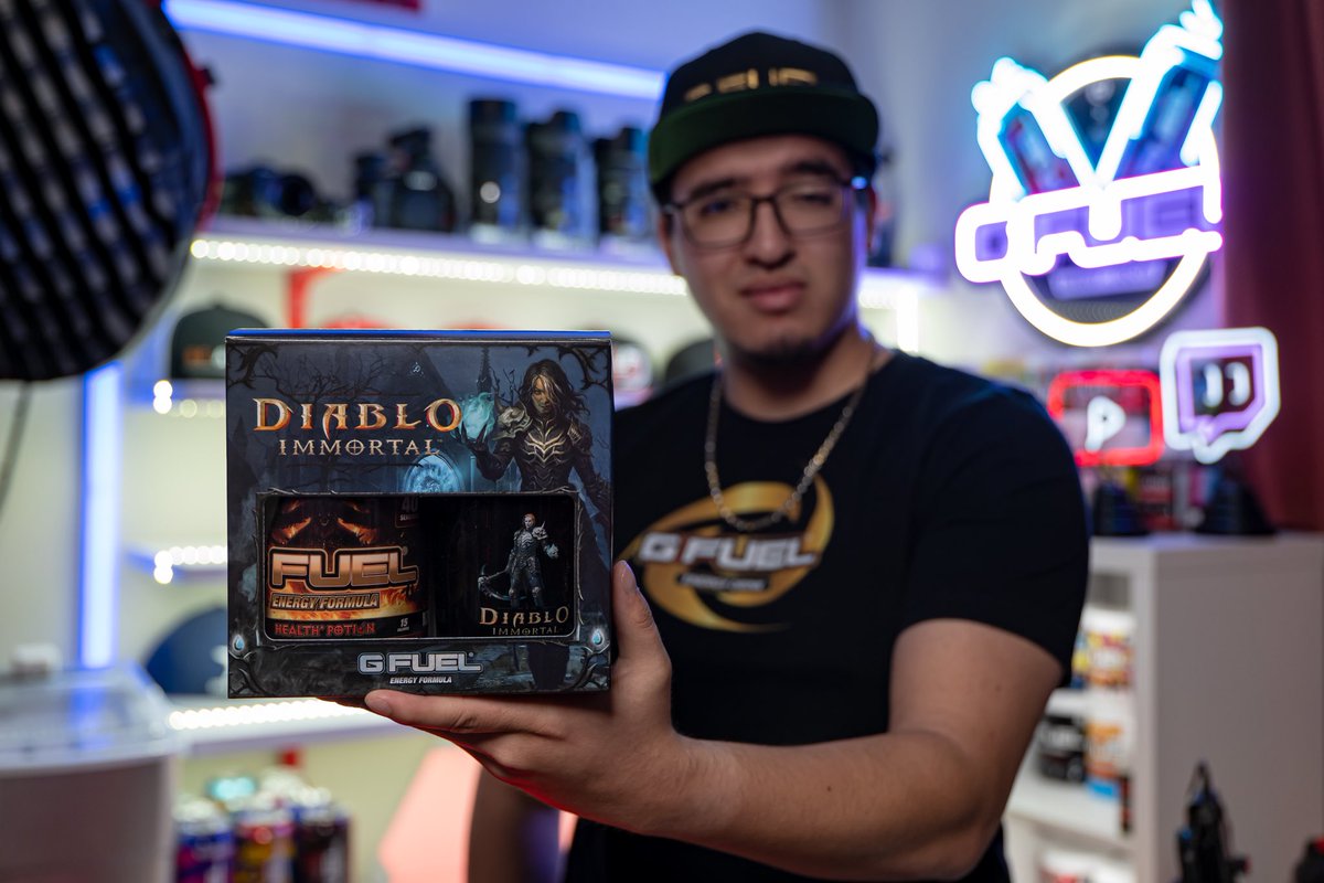 Tech_HD1's tweet photo. It is that time of the month! My Code, "TECHHD" gives you 30% Off any @GFuelEnergy Product! (Ends on the 30th)🔥 Perfect time to get your hands on the new @DiabloImmortal Health Potion Collector's Box 😁👍🏼 #GSQUAD #GFUEL 

https://t.co/llk9l84jux https://t.co/iclI8NddJe