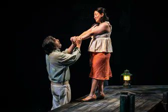 Amid all that is happening in the world I feel the dissonance of celebrating, but it's moments like this that we fought to have--last night #TheRiverBride opened at <a href="/americanplayers/">APT</a> with an all Latinx/e cast. Wishing the cast &amp; crew well.