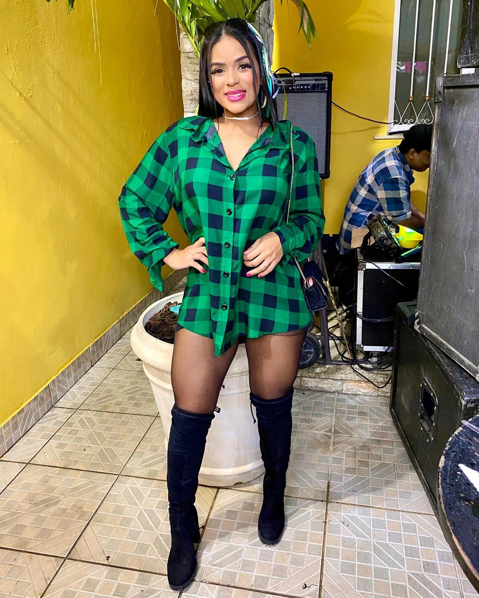 Look disponível na loja 💚
