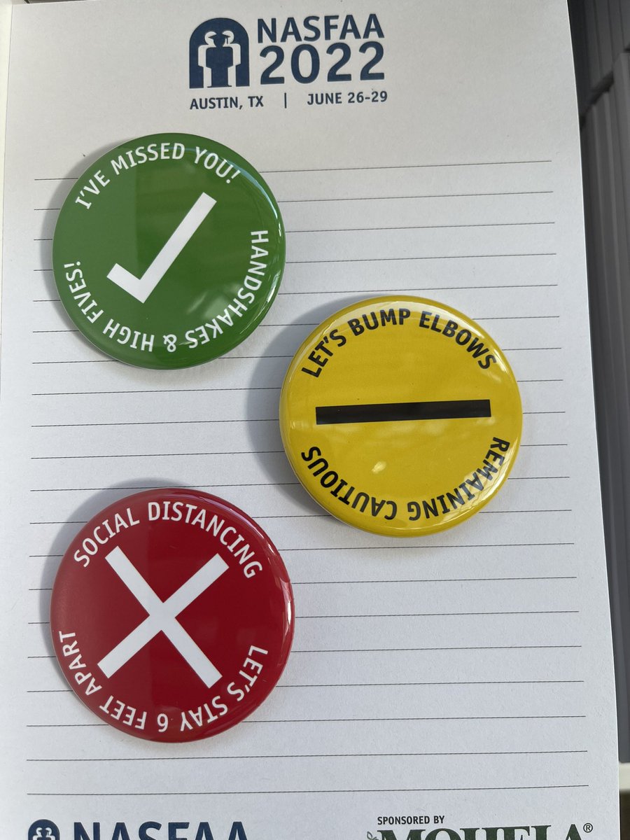 debra_lagrone's tweet photo. Options.  #nasfaa2022 https://t.co/P4Gd4mFyx0