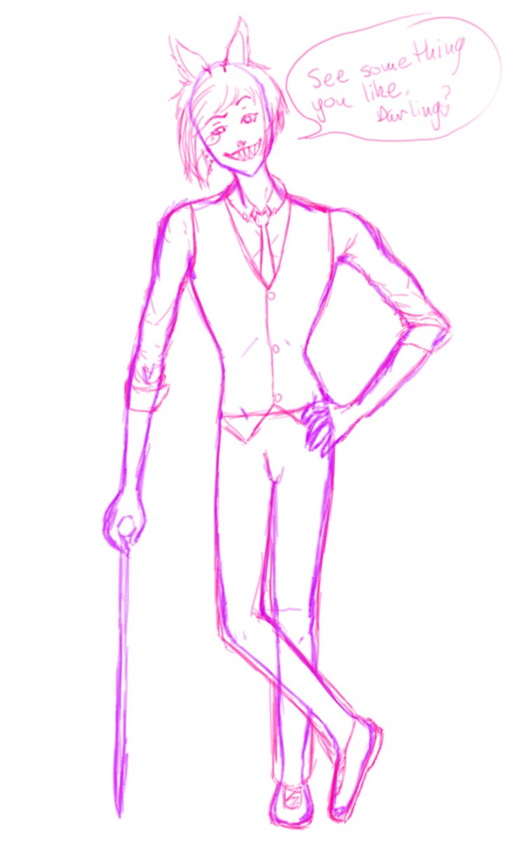 Souffungy's tweet photo. Him and his slutty little waist. #HazbinHotel #HazbinHotelAlastor #Alastor https://t.co/1SGW3SCC4m
